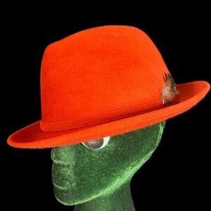 Vintage Lagomarsino Travel and Safari Fedora Hat